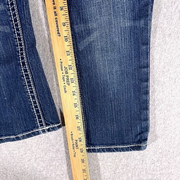 Adiktd Womens Jeans Blue Tag Size 2 (00x00) Low Rise Capri Stretch - Picture 6 of 13